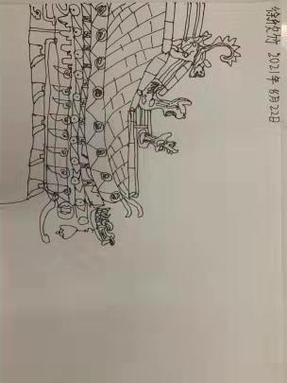 普通小学 徐欣竹2 &ldquo;神奇的斗拱建筑&rdquo;绘画作品.pdf